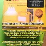 HYBRID MINI POWER GENERATOR